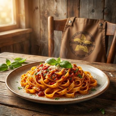 Kochen mit Vanille Chili-Vanille-Tagliatelle