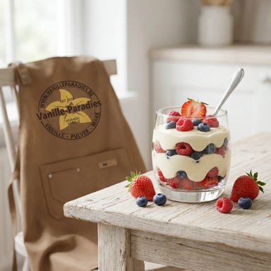 Vanille Desserts Vanille-Quark-Creme mit Beeren